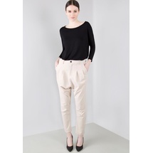 Imperial Bundfaltenhose, beige