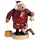 KWO Räuchermann Weihnachtsmann 20 cm rot/mehrfarbig