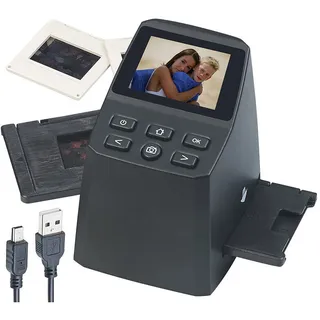 Somikon Stand-Alone-Dia- & Negativ-Scanner mit 2,4" / 6,1 cm Display, 14,6 MP