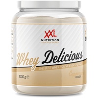 XXL Nutrition - Whey Delicious Protein Pulver - Leckerste Shake - Eiweiss Pulver, Whey Protein Isolat & Konzentrat - Hohe Qualität - 78,5% Proteingehalt - Cappuccino - 1000 Gramm