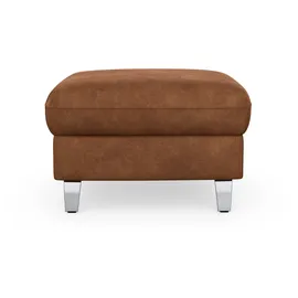 sit&more Stauraumhocker »Grenoble« mit Stauraum und satinierten Füßen braun