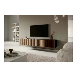 Selsey Lowboard ¦ schwarz ¦ Maße (cm): B: 175 H: 30