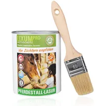 Lixum Pro Biologische Pferdestall Lasur Schwarzbraun 0,335 l