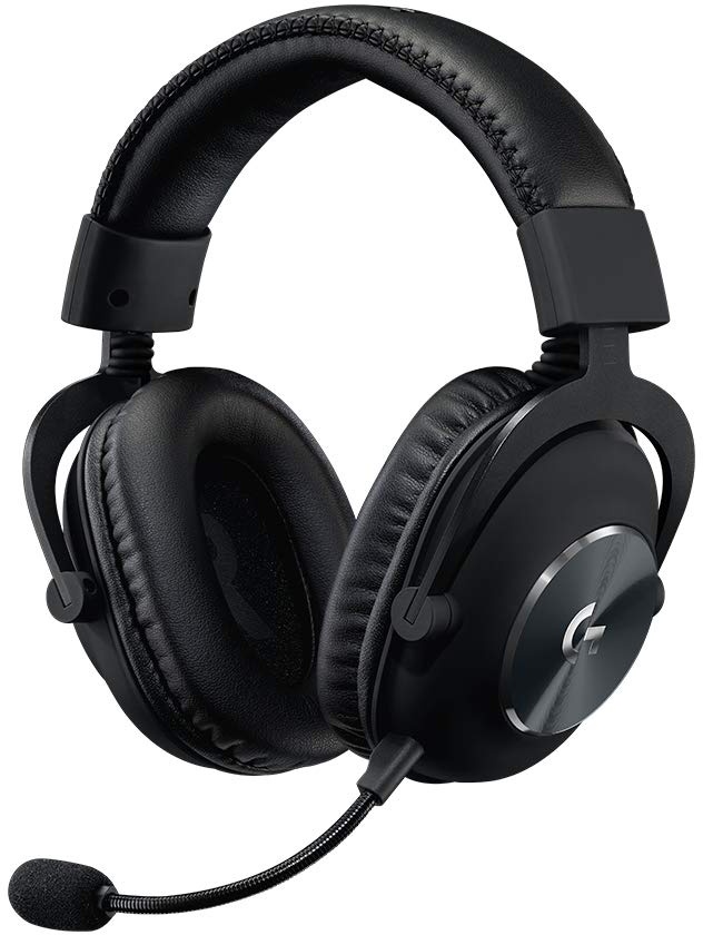 Logitech G PRO X Gamer Over-Ear Headset mit BLUE VO!CE Mikrofon, DTS Headphone:X 7.1, 50mm PRO-G Treibern, 7.1 Surround Sound für Gaming Esport, PC/PS/Xbox/Nintendo Switch - Schwarz