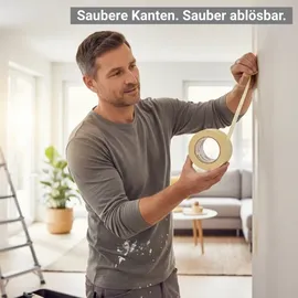 varivendo Klebeband Kreppklebeband 6 Rollen 50 mm x 50 m