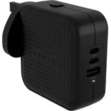 Hyper (HJ1003BKWWGL) Ladegerät für Mobilgeräte Laptop, Smartphone, Tablets Schwarz AC Schnellladung Drinnen