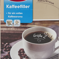 RUBIN Kaffeefilter naturbraun Gr. 2 - 100.0 Stück