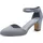 TAMARIS Damen Pumps mit Blockabsatz, blau, 38 EU
