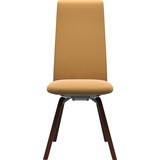 Stressless® Polsterstuhl Laurel, High Back, Größe M, mit schräggestellten Beinen in Walnuss gelb