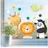 Sunnywall Fensterbild Fensterdeko Tiere Giraffe Löwe Zebra Vogel Fensteraufkleber statisch selbstklebend beidseitiger Druck Aufkleber Fenstersticker WIEDERVERWENDBAR A2