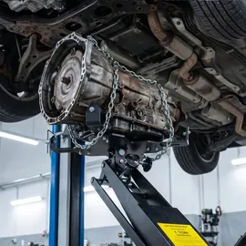 Wiltec Getriebeheber bis 1 t Traglast, Motorheber höhenverstellbar 180-790 mm, Motorblock mit Rollen