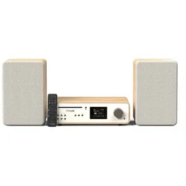 Pure Classic Stereo Baumwolle Weiß/Eiche