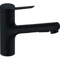Hansgrohe Zesis M33 150, 2 Strahlarten, Küchenarmaturen, mattschwarz