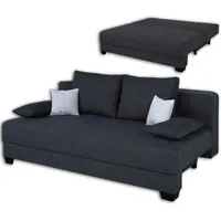 ROLLER Boxspringsofa - schwarz - Dauerschläfer - mit Staukasten