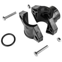 Bradas Rohrschelle Rohrhalter für 25 mm PE-Rohr mit Innengewinde 1/2"