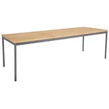 Brafab Küchentisch Esstisch Nox Teak grau 238cm grau