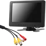 docooler 7 Zoll TFT LCD Monitor Bildschirm 16: 9 1024 * 600 BNC AV Video Audio für PC-Sicherheit VCD DVD EU-Stecker