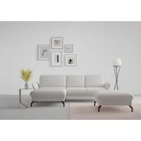 sit&more Ecksofa »Fashion L-Form«, wahlweise mit Kopfteilverstellung und Vorziehsitz, motorisch