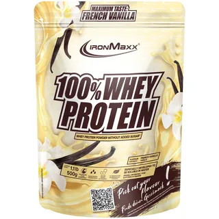IronMaxx 100% Whey Protein French Vanilla Pulver 500 g