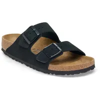 Birkenstock Arizona Veloursleder Schmal Damen Sandalen Schwarz 40) Sandalen