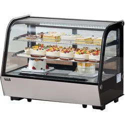 VEVOR Kühlvitrine Bäckereivitrine Kühlschrankvitrine 146L 2-lagig Bäckereien