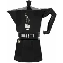 Bialetti Moka Exclusive 6 Tassen Schwarz