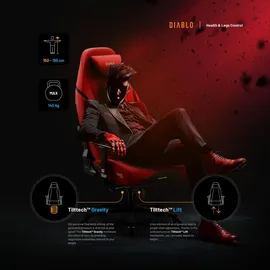 Diablo Chairs X.Eye Prime Gaming-Stuhl Rot PC