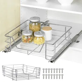 Maximex Schrankauszug Midi 51 x 18,5 x 40 cm Silber