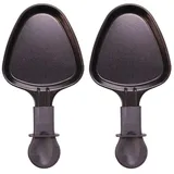 Piebert 8x 27041 Raclette Pfännchen Oval für Klarstein Princess Tristar Tefal BxLxH: 10x19,7x1,4cm Antihaftbeschichtet