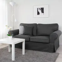 Bezug für EKTORP 2er-Sofa (Schlafsofa altes Modell) (Dark Gray A17)