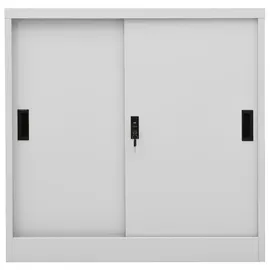 vidaXL Aktenschrank 90x40x90 cm grau