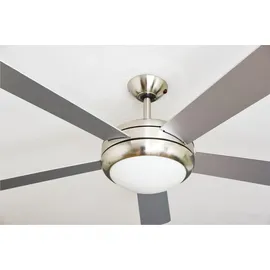 AireRyder Ursa Deckenventilator mit Beleuchtung 132 cm Silber/Walnuss