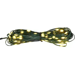 Lichterkette Gartendeko LED Weihnachtsdeko 8 Funktionen L 1290cm Dunkelgrün