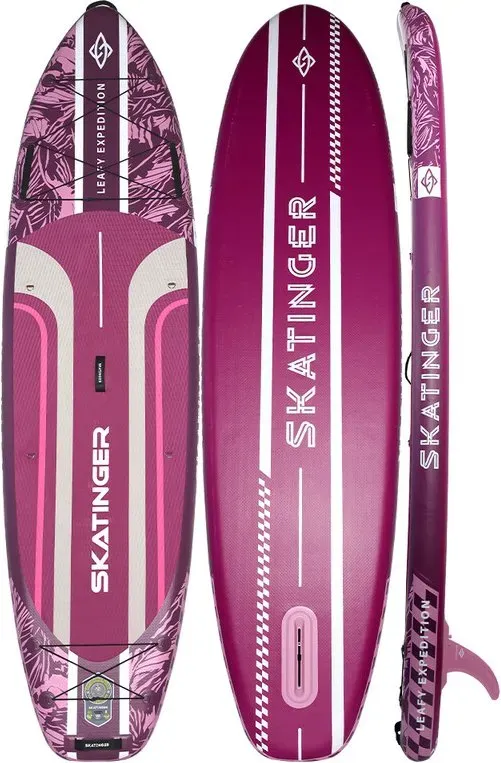 SKATINGER Leafy Expedition pink 11'6