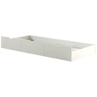 Vipack Unterbett Margrit auf Rollen 90 x 190 cm, MDF Weiß lackiert