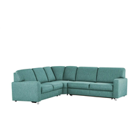 smart Ecksofa  Valencia ¦ türkis/petrol ¦ Maße (cm): B: 236 H: 90 T: 266.0