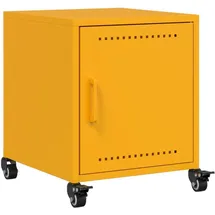 vidaXL Nachtschrank 36 x 39 x 43,5 cm Senfgelb