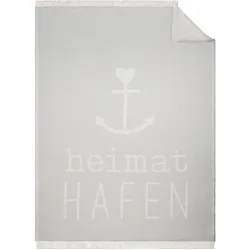 Decke Heimat Hafen von räder design 100% Baumwolle Heimathafen Nordisch Kollektion 2026 200x150cm