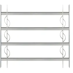 Alberts Fenstergitter Secorino Style 700 - 1050 x 600 mm Ausziehgitter