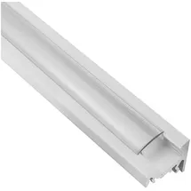tktrading24 A20 LED Profil Schwarz mit Abdeckung - Premium Eckprofil 30° - 1m klar