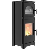 HITZE Kaminofen Backfach LYNX O 6,5 kW Forno Holzofen Backofen Stückholzofen