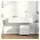 vidaXL Wandregal mit Schubladen 100 x 36 x 19 cm Weiß