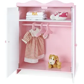 Pinolino »Jasmin«, rosa (weiß, rosa), Puppenmöbel, KinderB:45cm H:62cm T:27cm, B:45cm H:62cm T:27cm