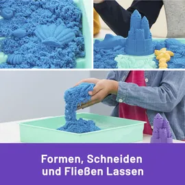 Spin Master Kinetic Sand Sandbox Set blau 454 g