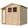 TIMBELA Gartenhaus M386F+M386G 2,72 x 2,06 m Braun