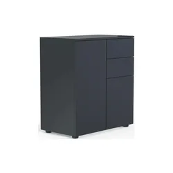 Kommode  Dalosa , grau , Maße (cm): B: 70 H: 77