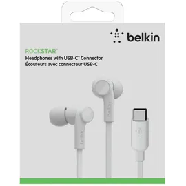 Belkin Rockstar Kopfhörer USB-C weiß
