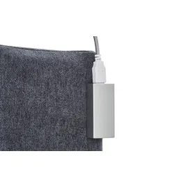 BOXI 2er Universal-Doppel-USB-Set Boxi ¦ silber ¦ Maße (cm): B: 5 H: 10 T: 2.0