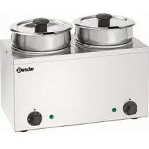 Bartscher Bain Marie Hotpot, 2x Topf, 3,5 L