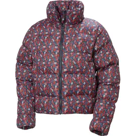 HELLY HANSEN Jade Puffer Damen Winterjacke blau/rot - XL